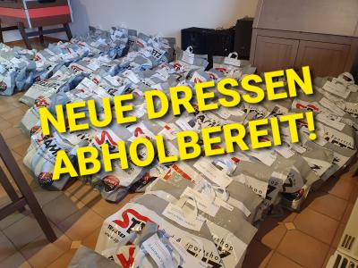 Neue Vereinsdressen abholbereit! 