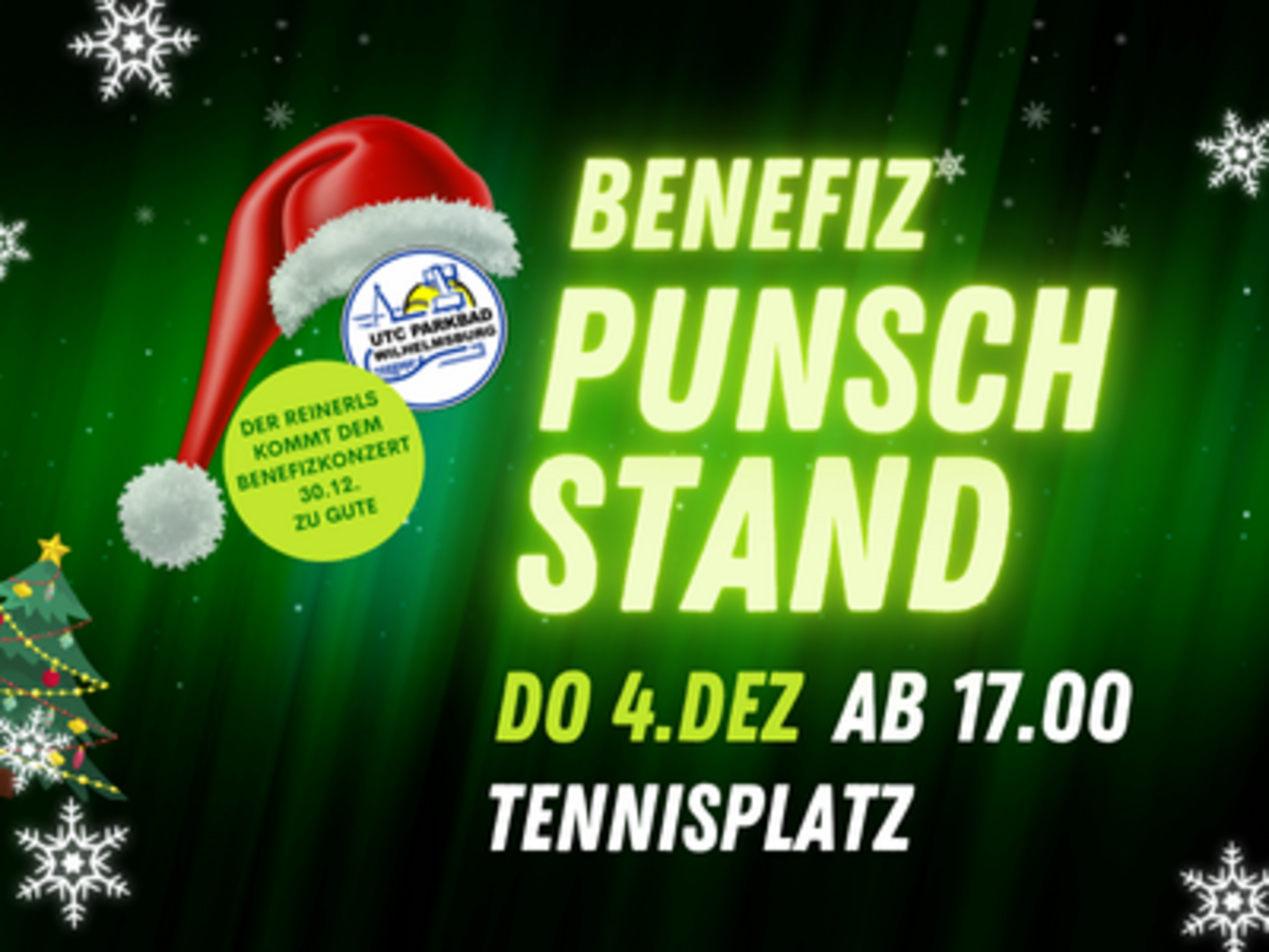 Punsch trinken für den guten Zweck!